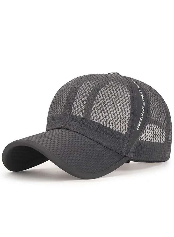 Adjustable Strip Sport Cap Grey