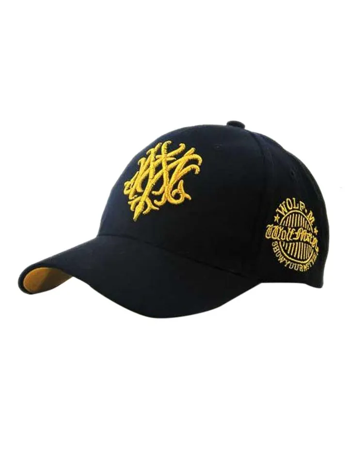 Casual Baseball Cap Black/Yellow