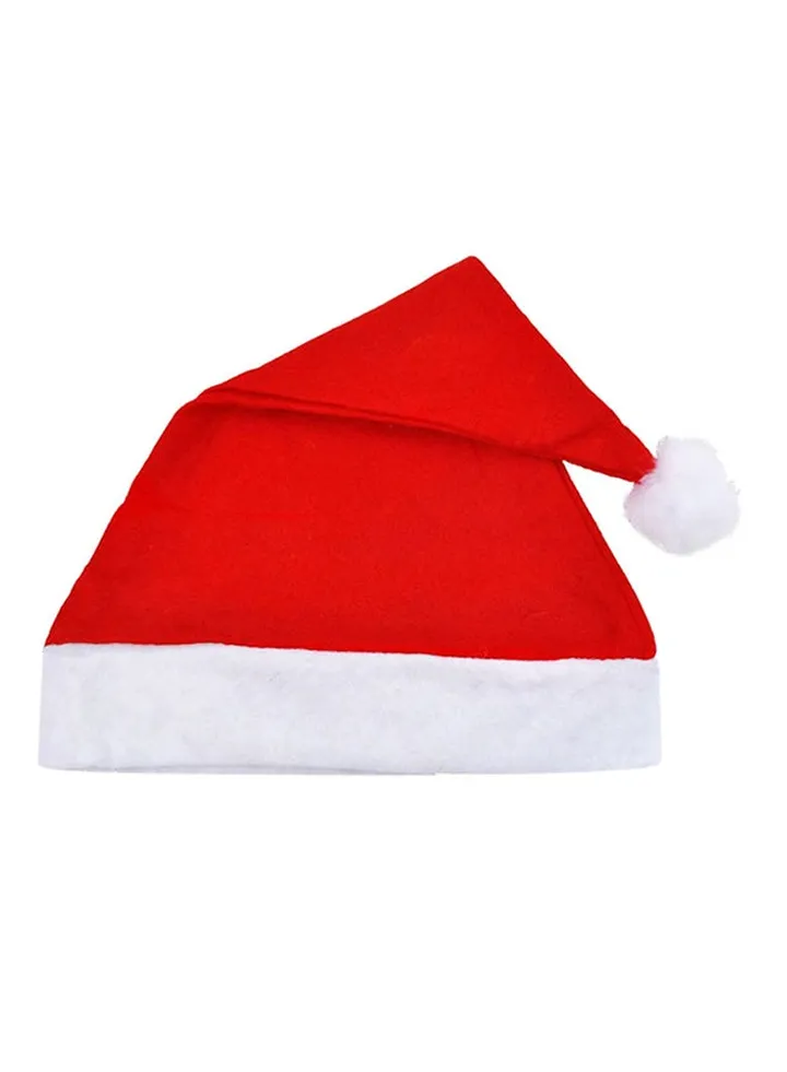 Xmas Party Novelty Santa Cap HL008 Red