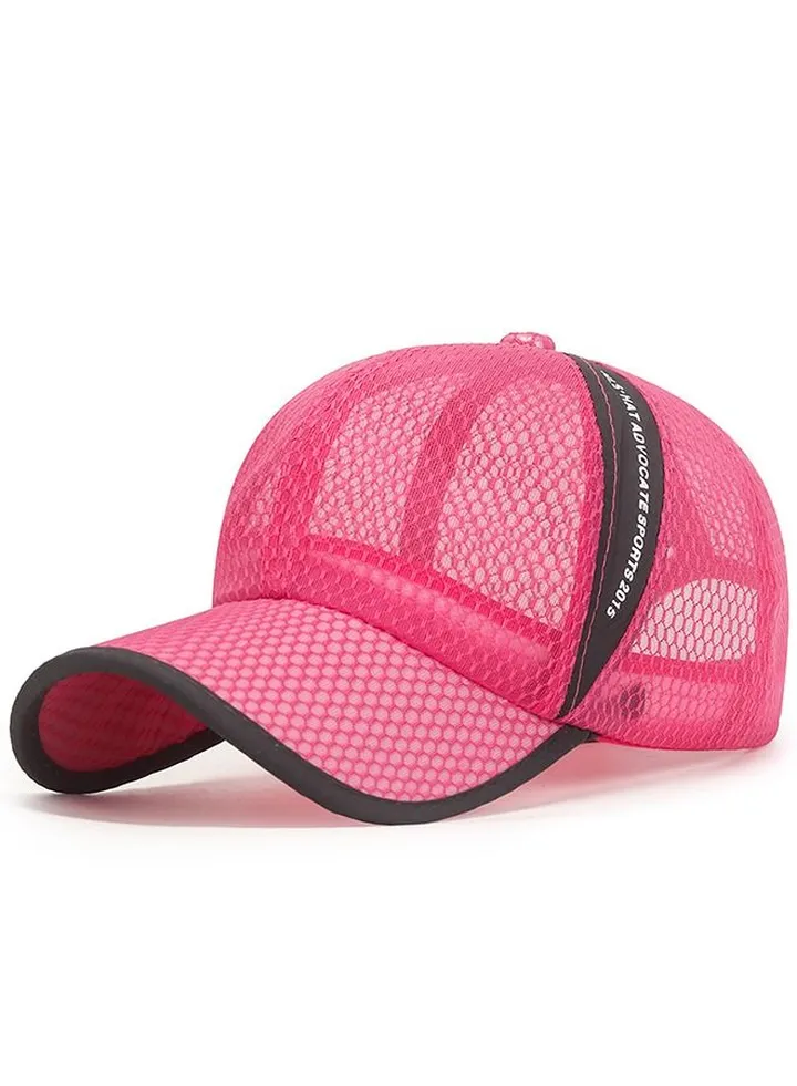 Adjustable Strip Sport Cap Pink