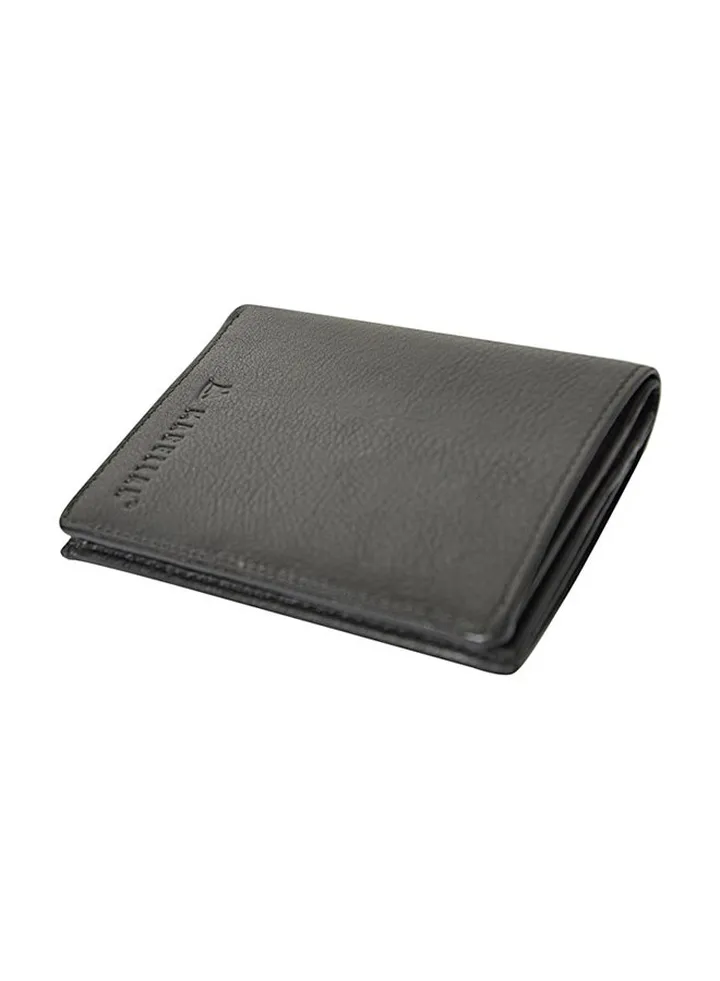 Bifold Leather Wallet Black