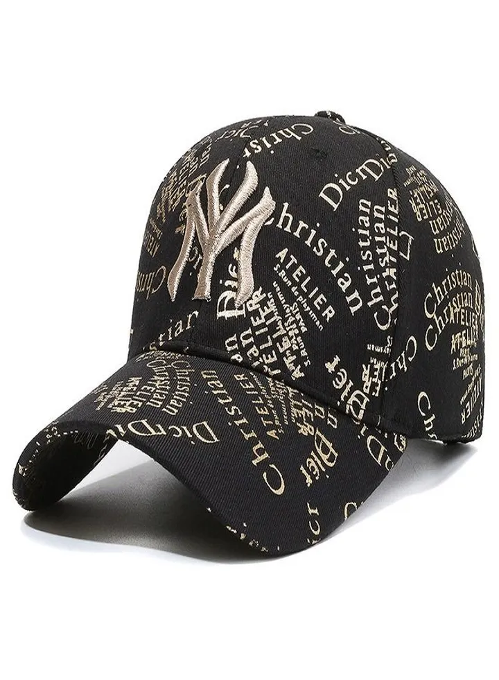 Hats for men and women New outdoor sports baseball cap Gold thread embroidered letter cap casual cap for lovers