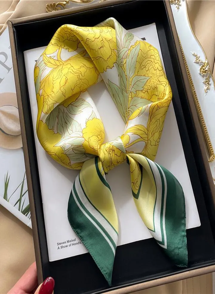 Floral Print Scarf