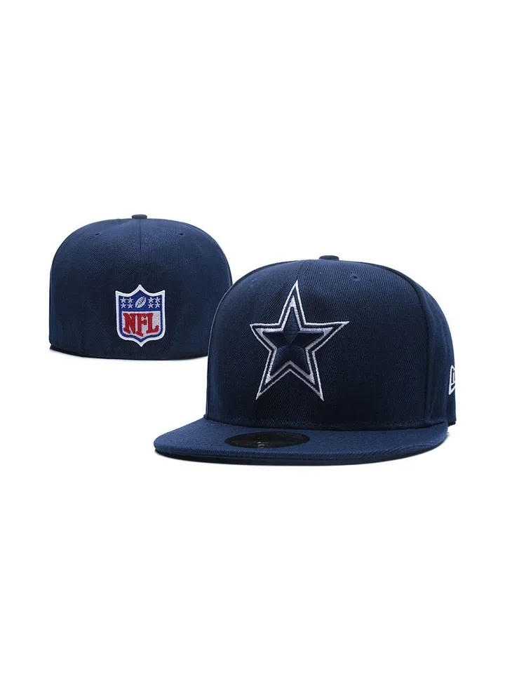 NEW ERA 3D Embroidered Fitted Baseball Team Cap with Closed Back for Sun Protection-60.6CM