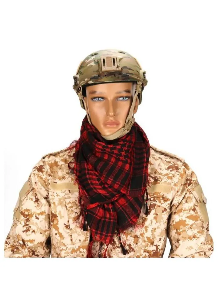 Outdoor Hiking scarf ,men & women tactical 100% cotton military head neck wrap shawl motorcycle hiking paintball face mask 42”x42”