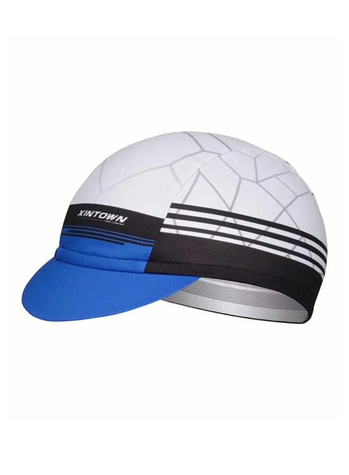 Striped Cap White
