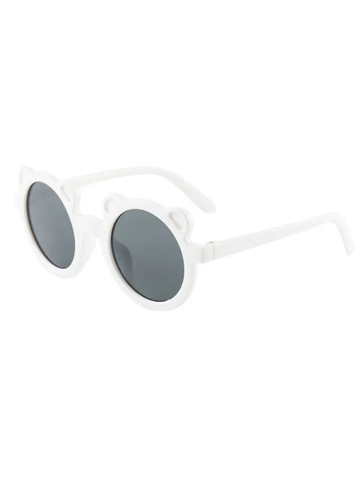 Summer round frame bear children's sunglasses