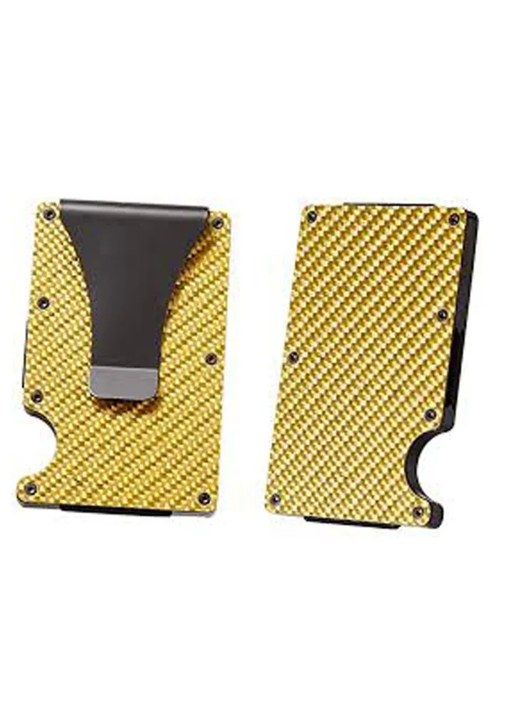 New Fashion Slim Credit Card Holder gold