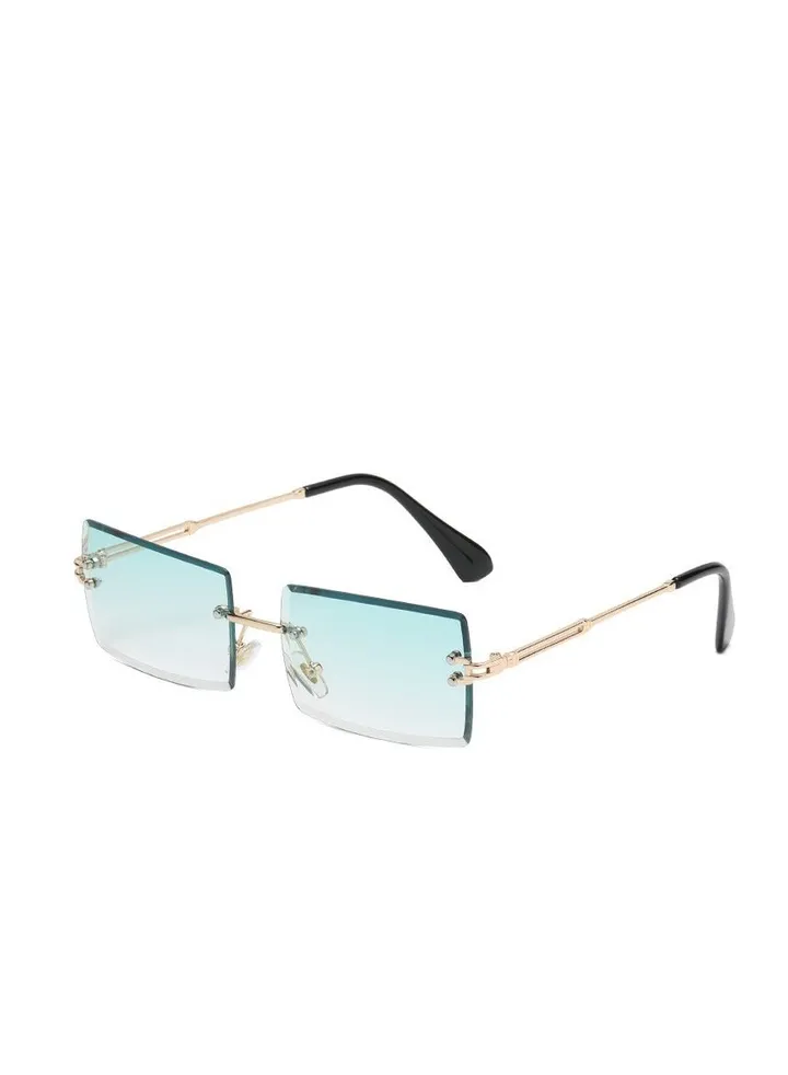 M MIAOYAN Frameless edge-cut square gradient ocean film sunglasses fashion ins trend sunglasses