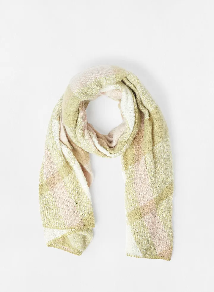 Essential Plaid Print Scarf Multicolour