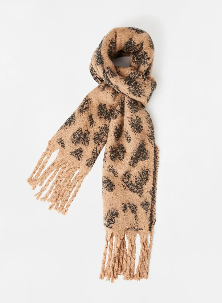 Fringe Scarf Black