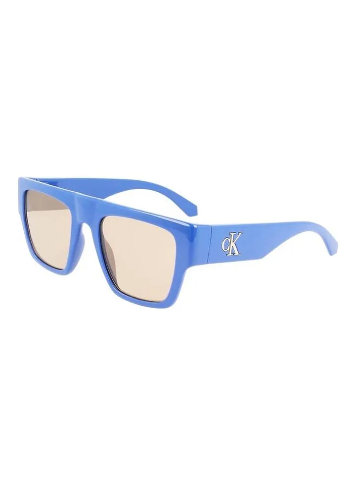 Full Rim Injected Rectangle Sunglasses CKJ22636S 5321 (400) Blue
