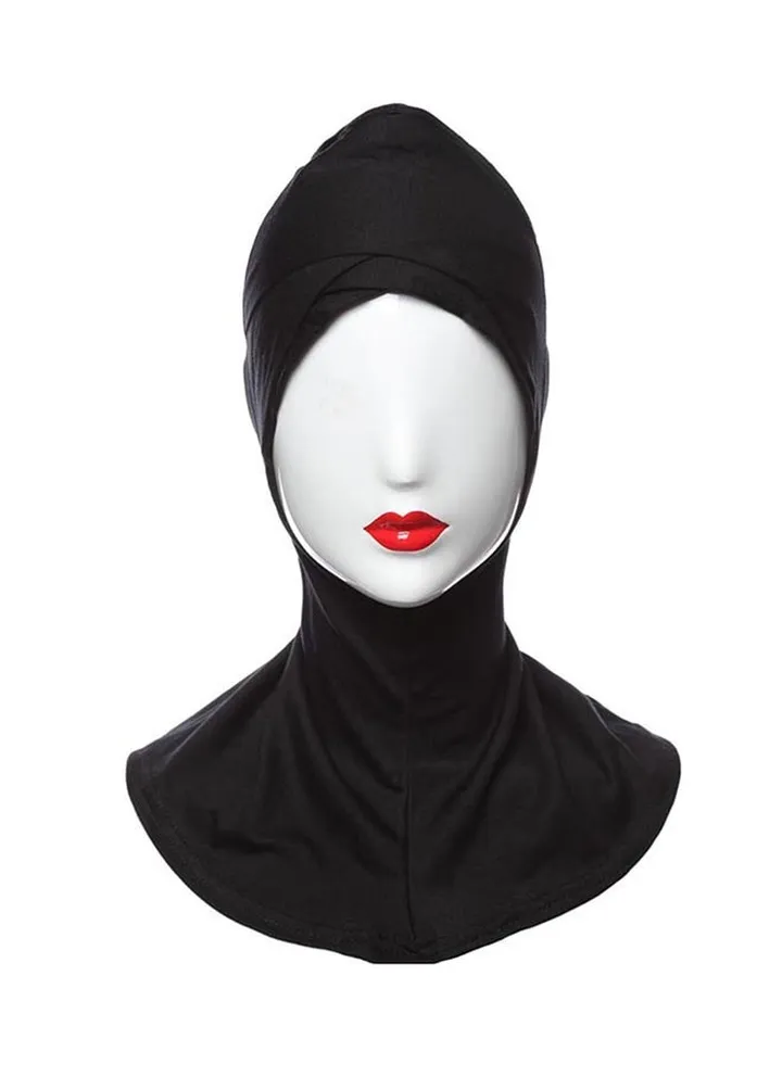 Head Cover Hijab Black