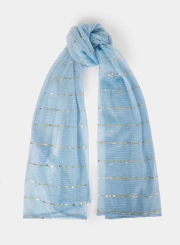Mesh Stripe Scarves