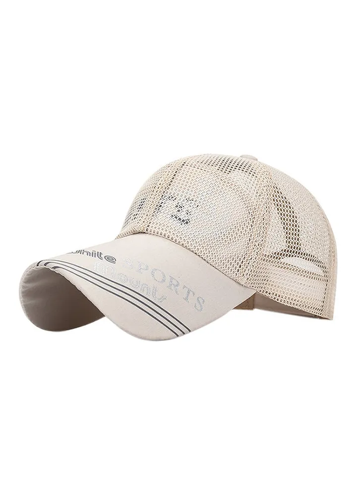 Baseball Snapback Cap White