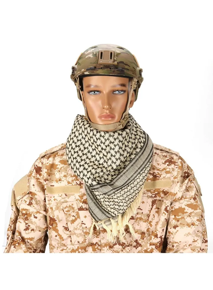 Outdoor Hiking scarf ,men & women tactical 100% cotton military head neck wrap shawl motorcycle hiking paintball face mask 42”x42”