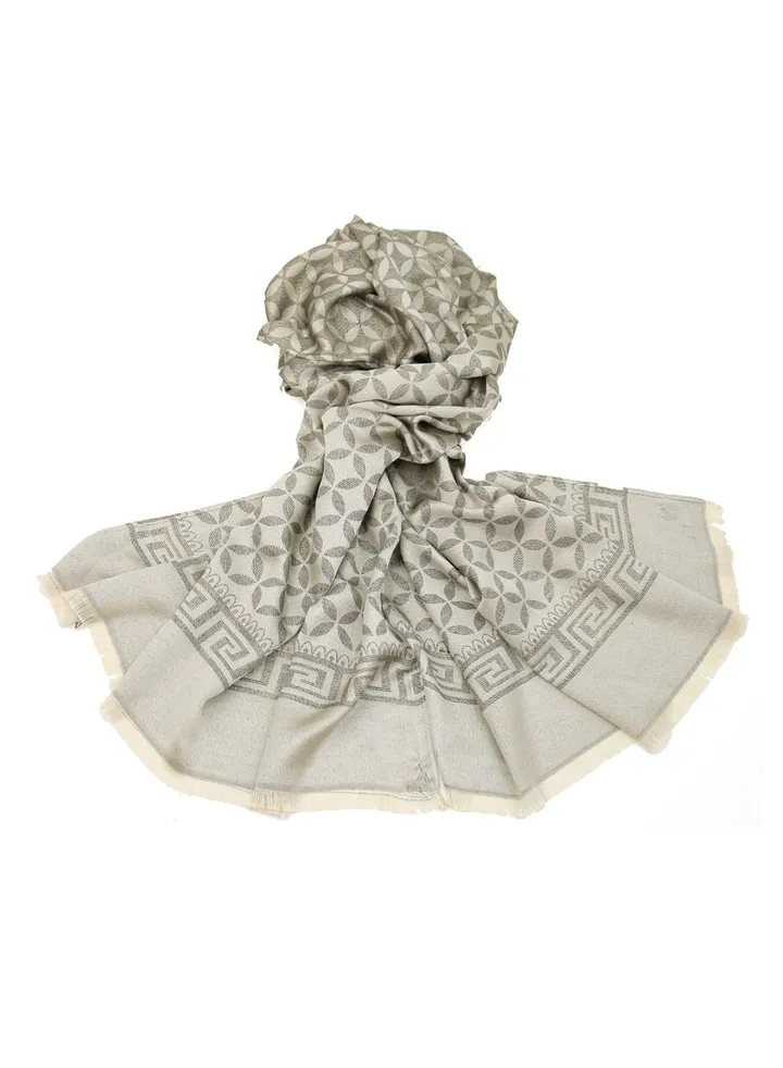 Tassel Detail Scarf Casual Regular Scarves Brown