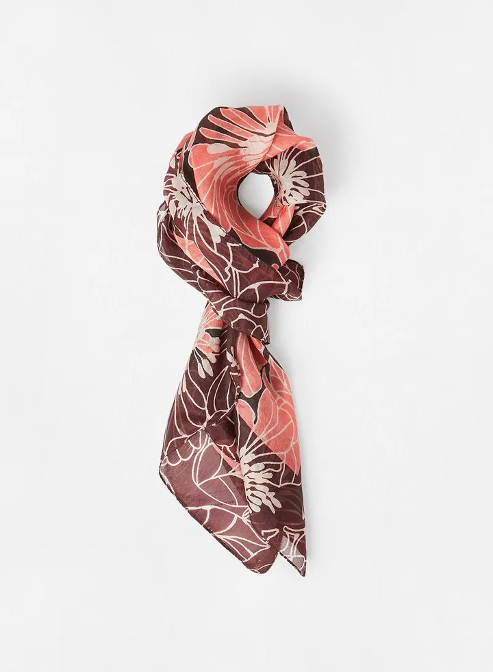 All Over Print Scarf Multicolour