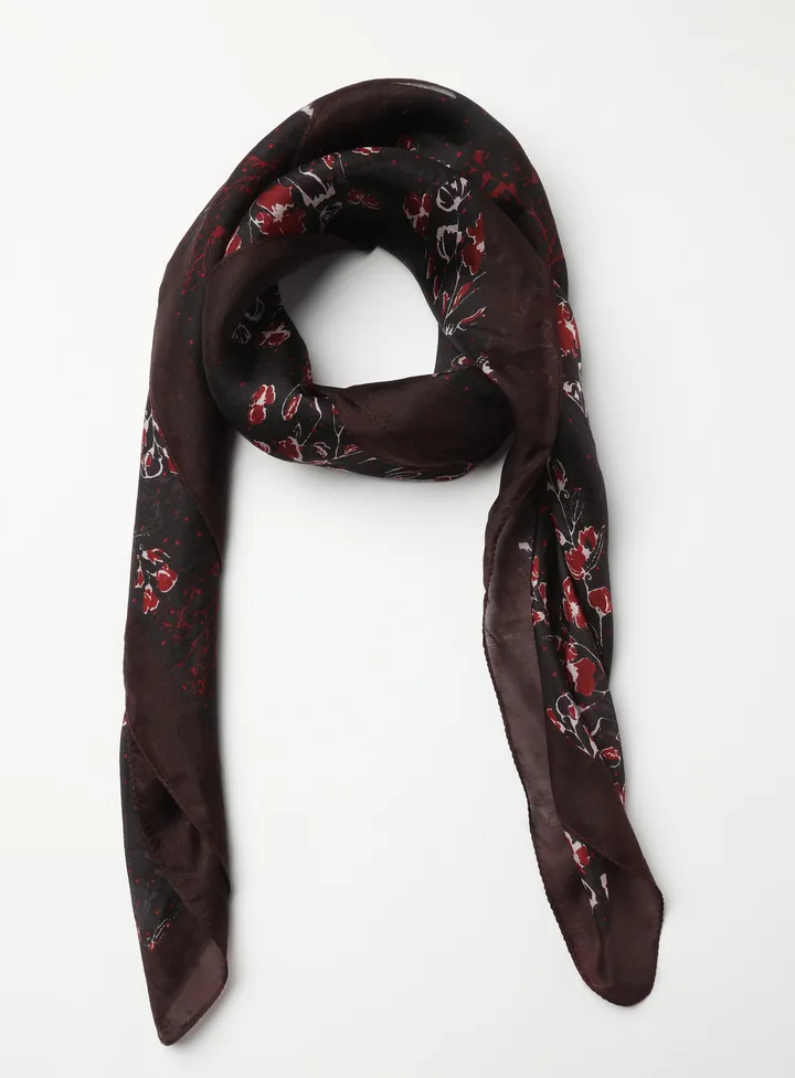 All-Over Printed Scarf Multicolour
