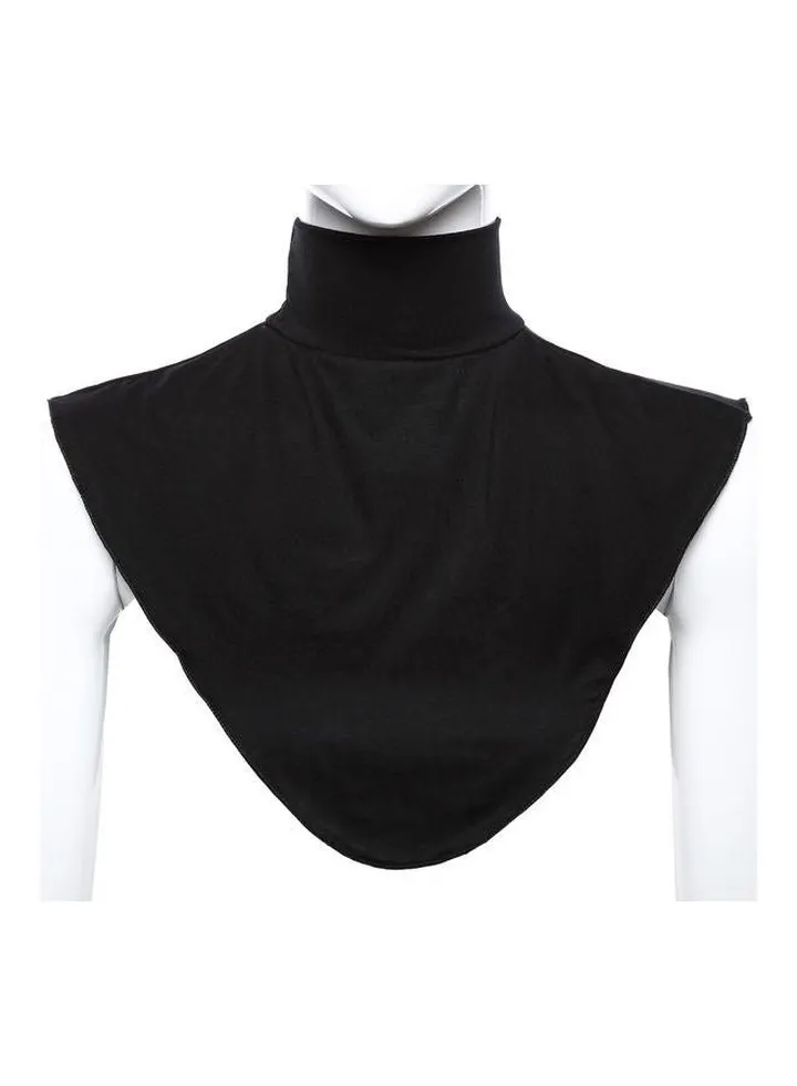 Comfortable Top Neck Scarf Black