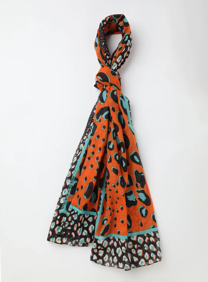 All-Over Printed Scarf Multicolour