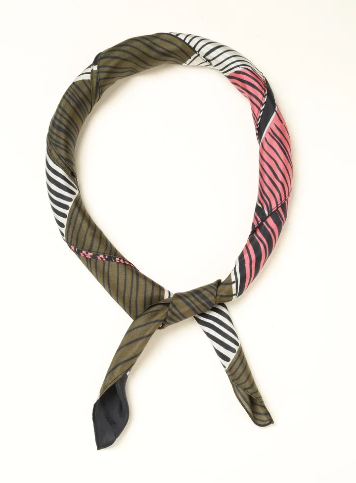 All-Over Printed Scarf Multicolour