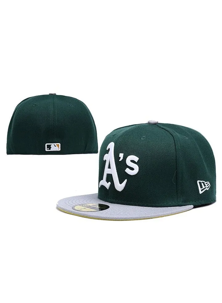 NEW ERA 3D Embroidered Fitted Baseball Team Cap with Closed Back for Sun Protection-61.5CM