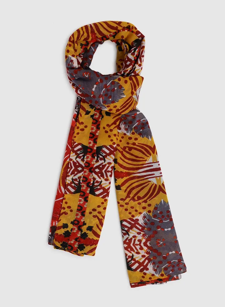 Casual Regular Scarf Multicolour