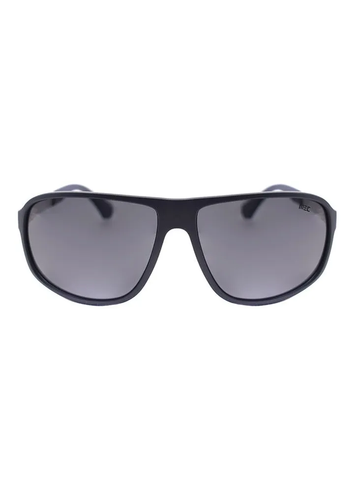 Men's Rimmed Polarized Square Sunglasses - Lens Size: 83 mm