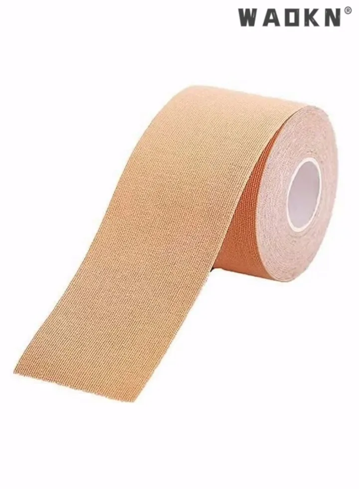 Women's Adhesive Bra,Body tape-for A-E cups,Lift Tape 5 Meters Tape Width 5 Cm Women's Stick-on Bra Nipple Cover Strapless Push Up