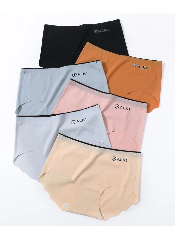 Zeemey 6 Pack Women’s Seamless Cheeky Hipster Underwear No Show Panties Invisibles Breathable Briefs Soft Stretch Bikini Lingerie