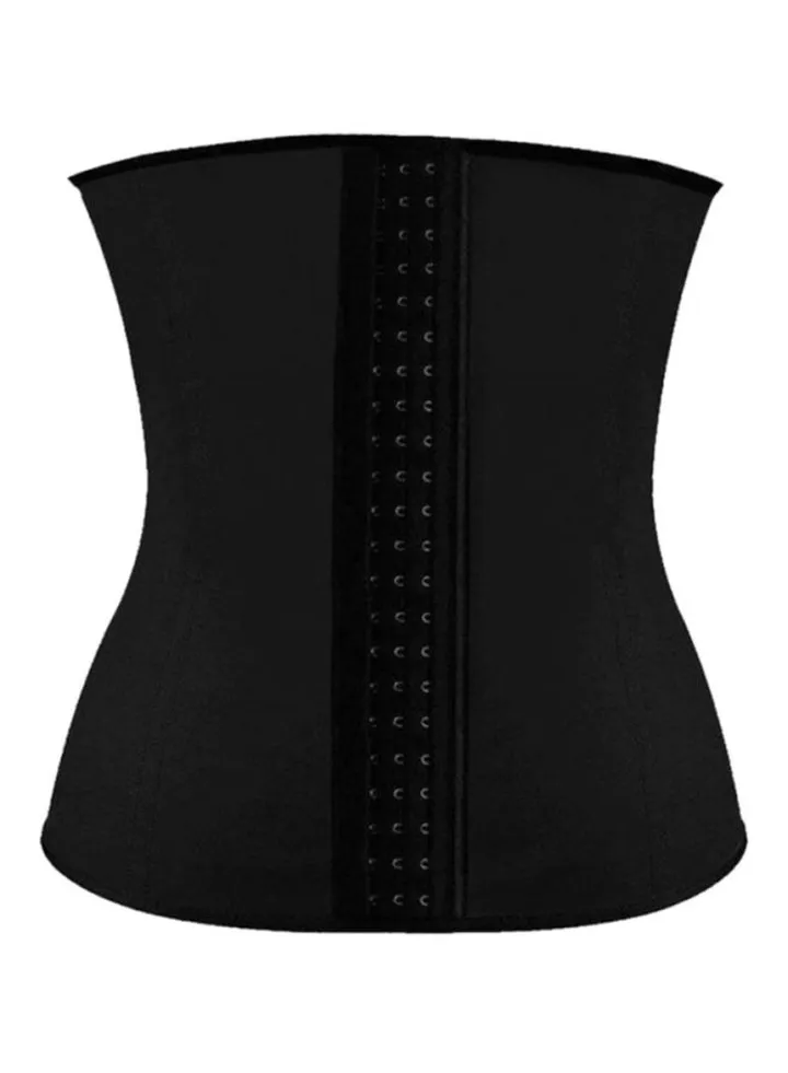 Hook Closure Corset Black