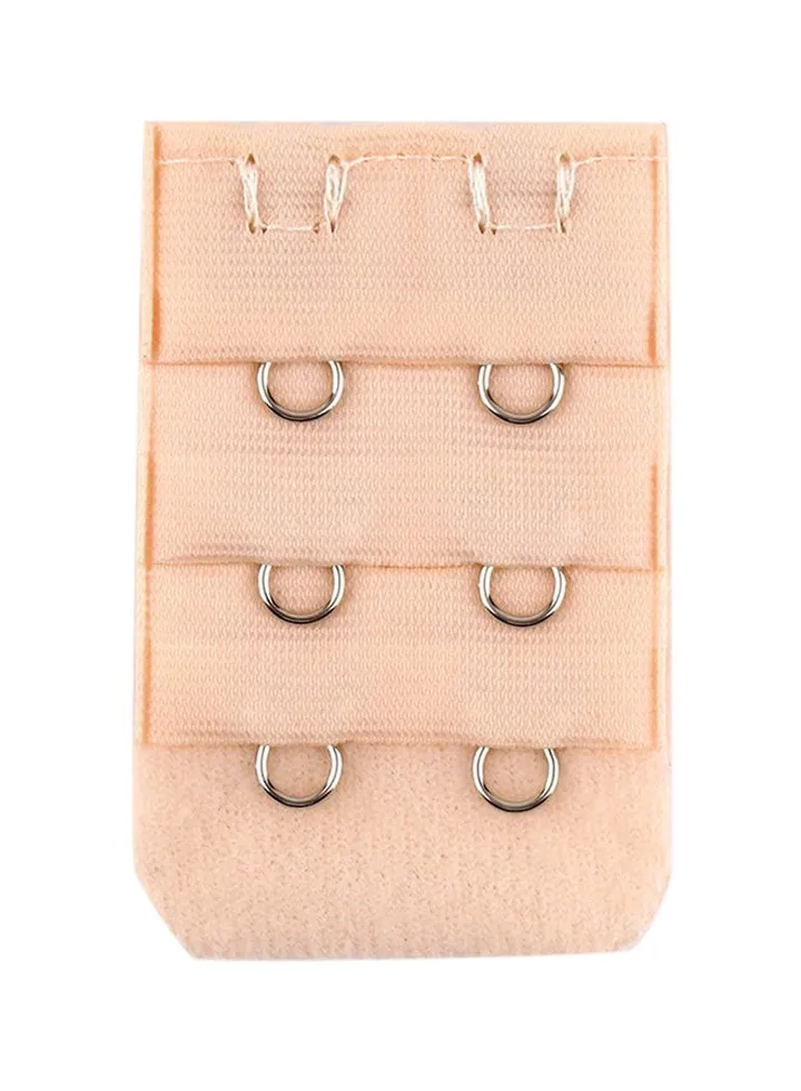 Strap Lengthened Bra Buckle Set Beige