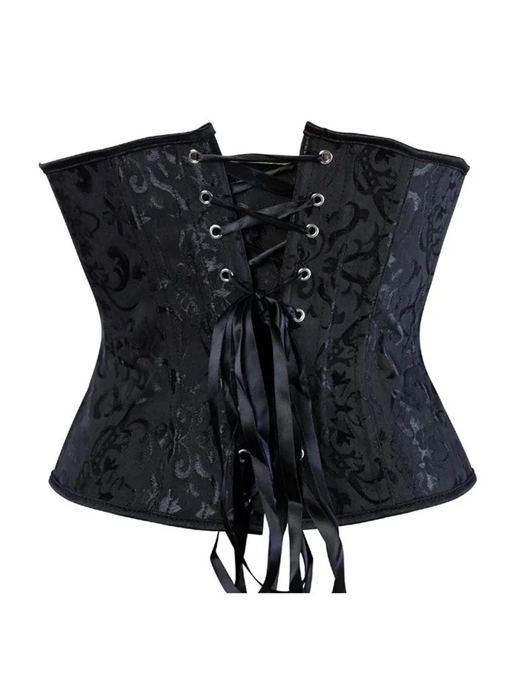 Waist Support Bodies Corsets Black