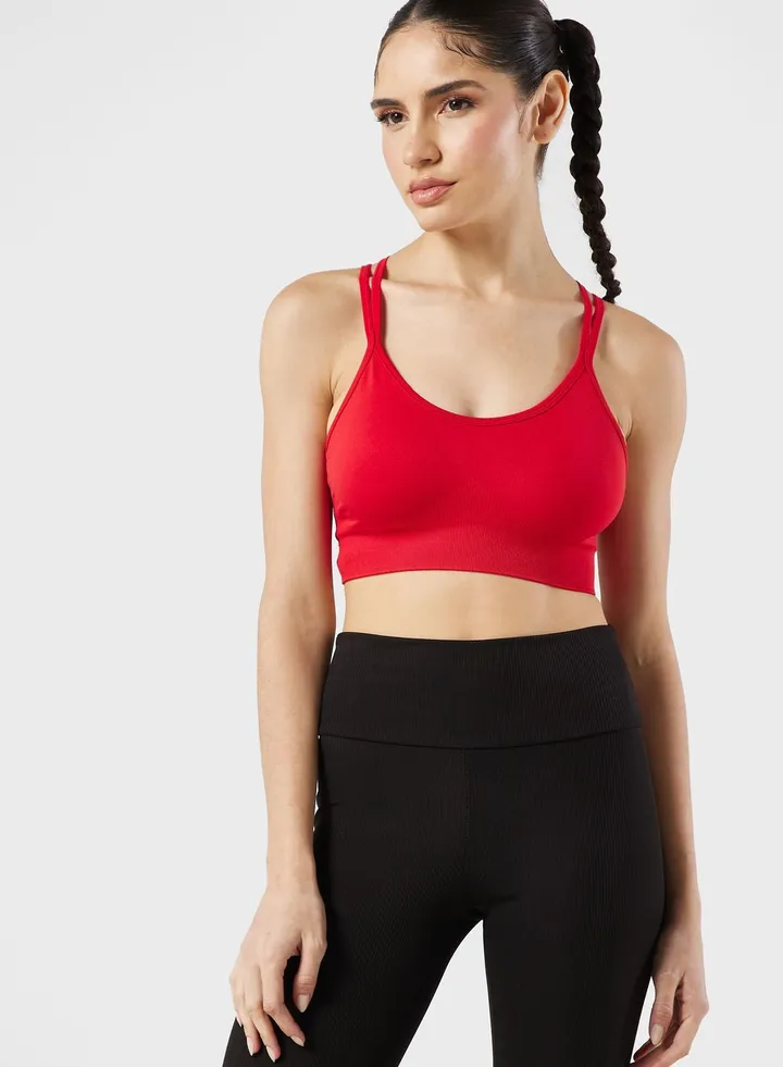 Cross Back Detail Sports Bra