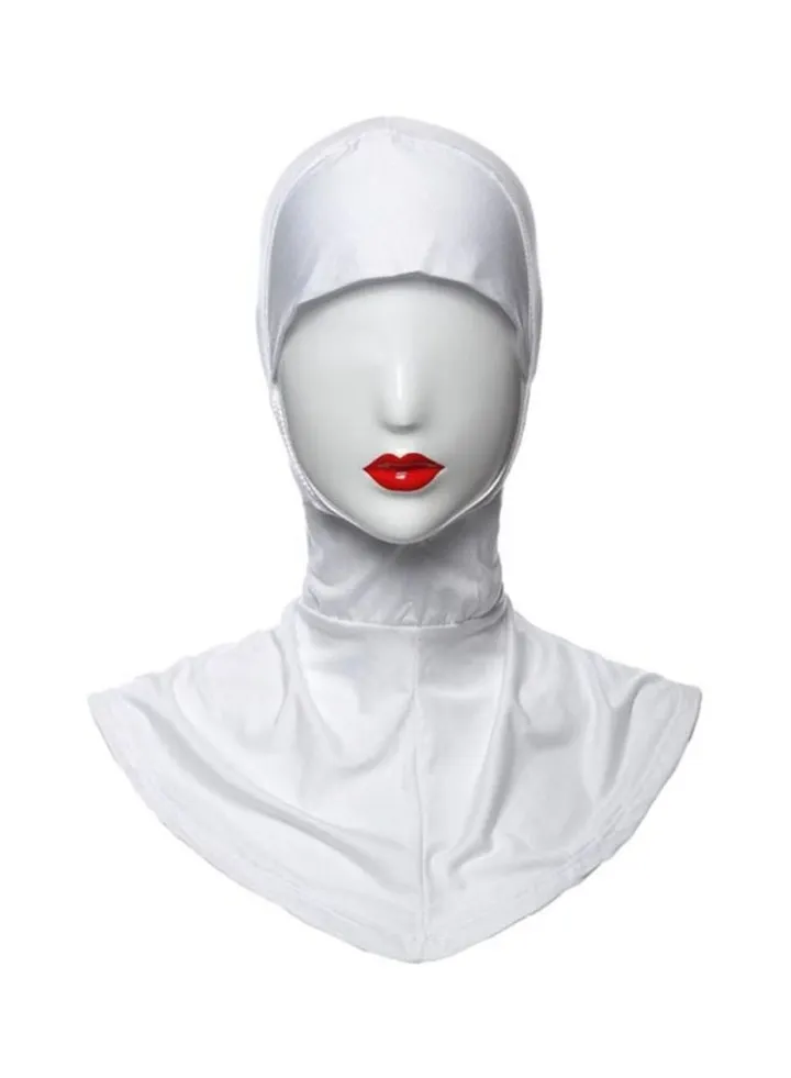 Close Chin Hijab White