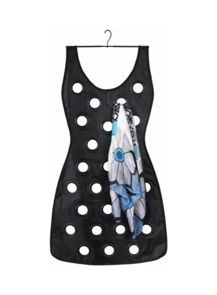 Portable Hanging Scarf Organiser Black