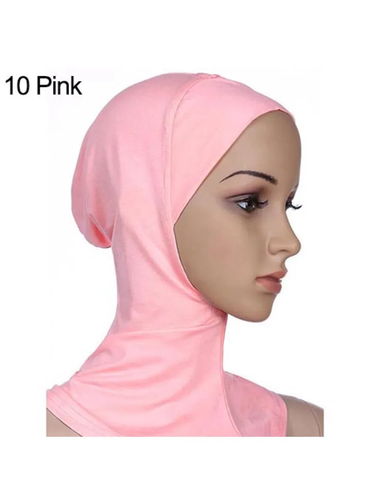 Full Cover Inner Hijab Cap Pink