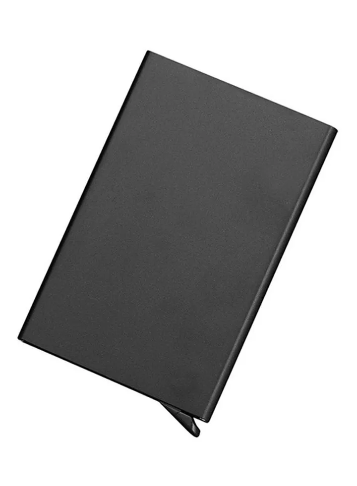 Slim Thin Credit Card Holder Black