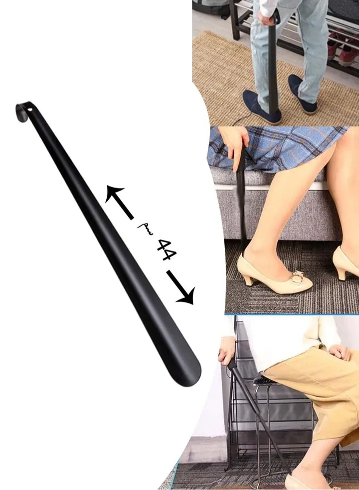 Comfortable, Long, comfortable and lightweight plastic shoe horn, 44 cm
