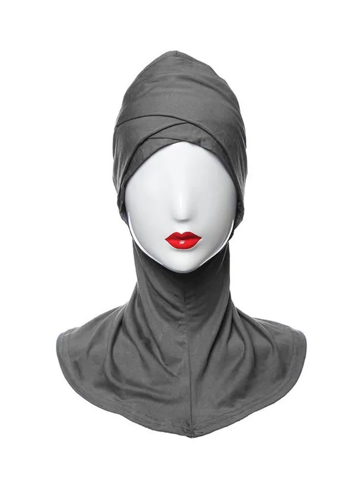 Head Cover Hijab Grey