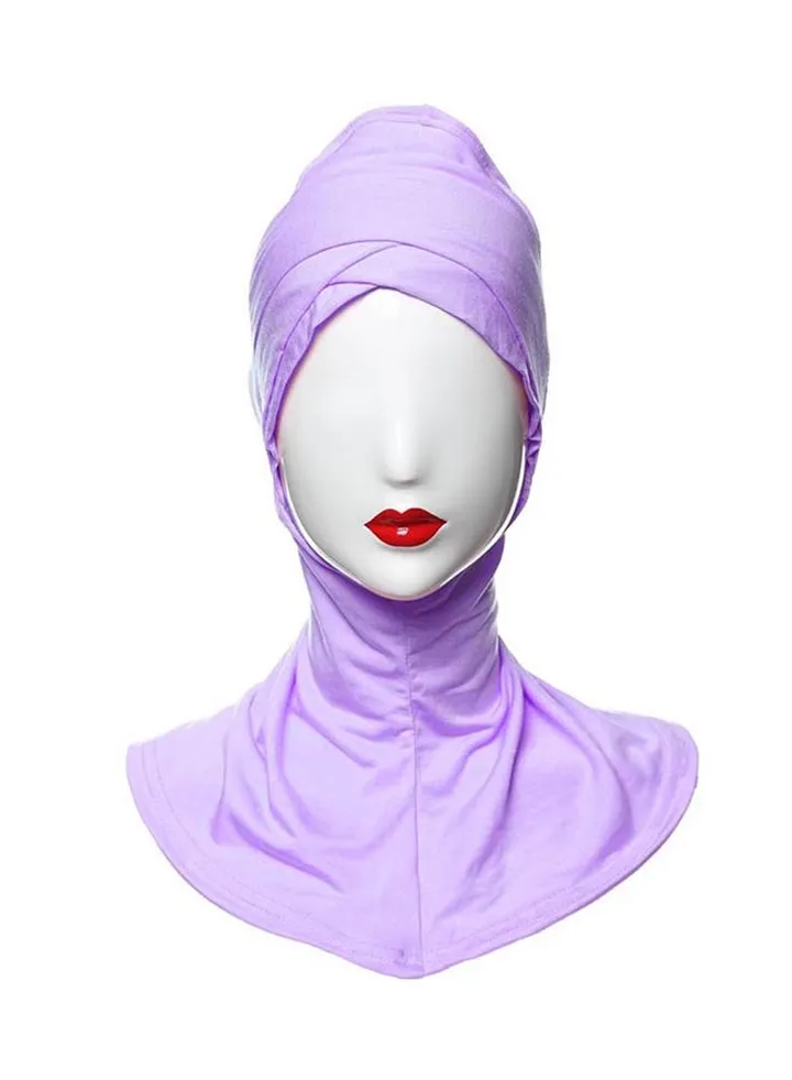 Head Cover Hijab Purple