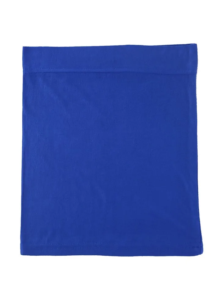 Solid Design Shaela Scarf Hijab Blue