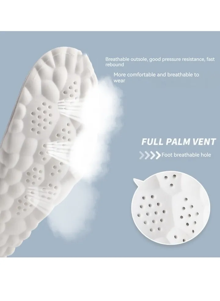 Fully padded antibacterial, deodorant, sweat-absorbent, breathable, high-elastic shock-absorbing casual sports insole