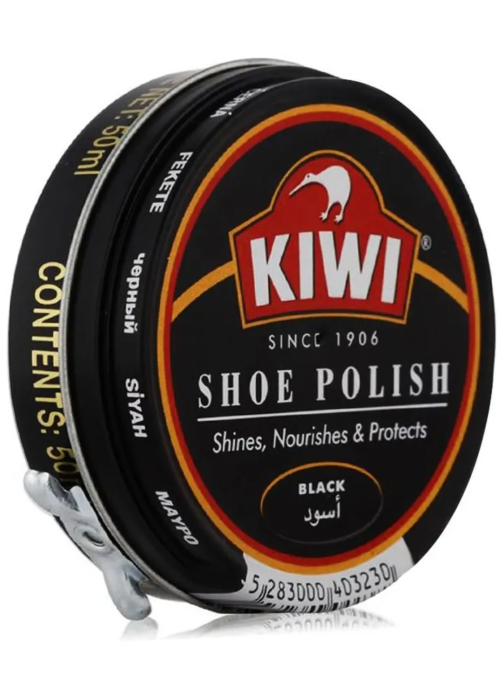 Kiwi Shoe Polish Black 50 ml