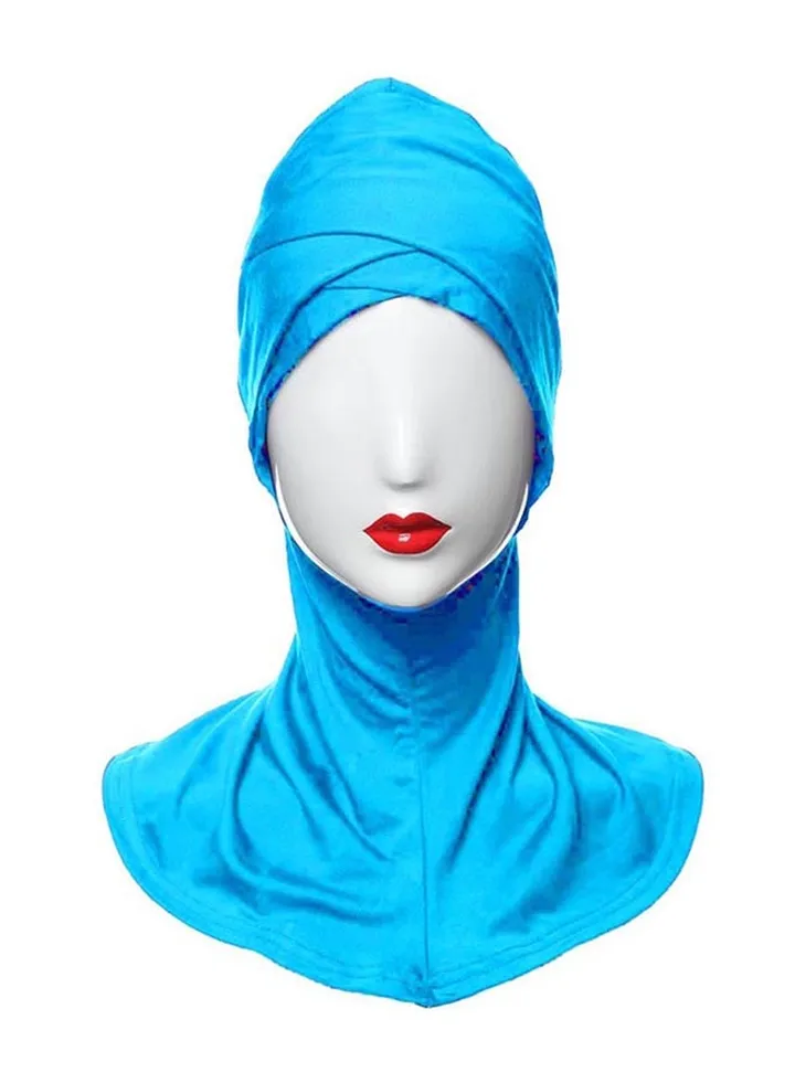 Head Cover Hijab Blue