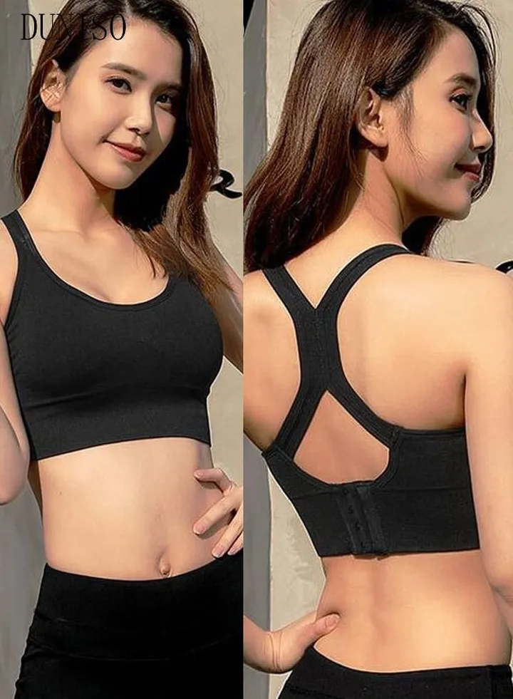 Women's Sports Bra Active Yoga Girl Sports Bras Wirefree Lightweight Comfort Bra for Yoga Running Size