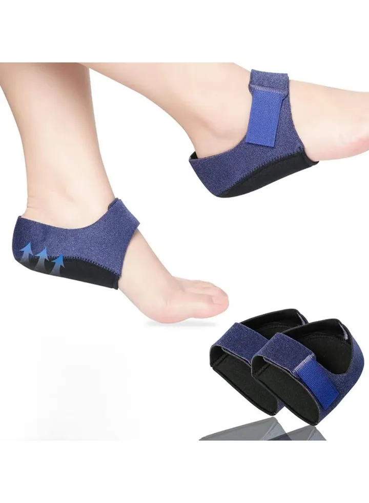 1 Pair Heel Protectors Support for Heel Pain Plantar Fasciitis Achilles Gel Heel Cushion Pads