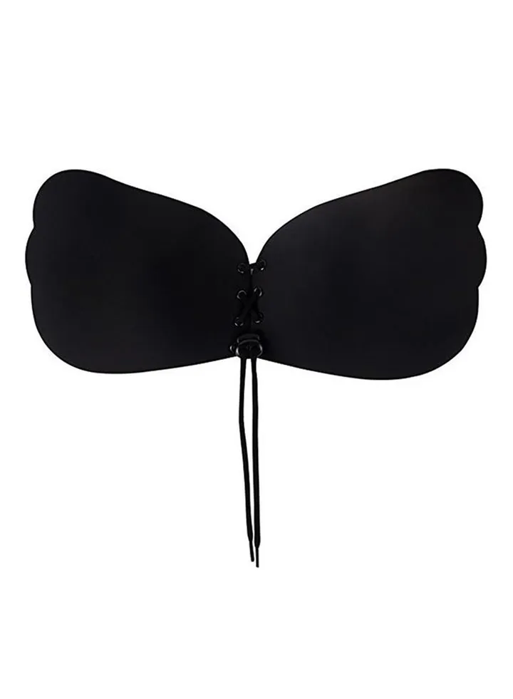 Strapless Silicone Bra Black