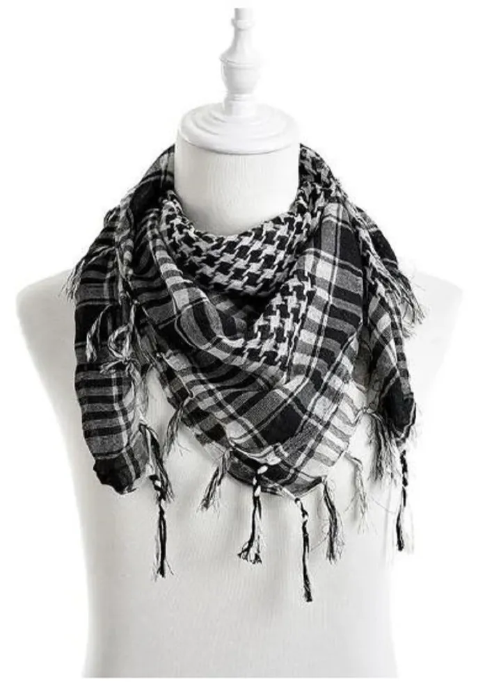 Military Desert Tactical Scarf Black and white